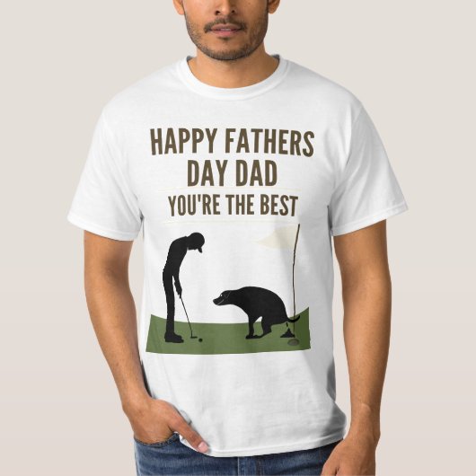 ハッピーファーザーズパパ Tシャツ (正面)