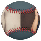 ハッピーファーザーズパーソナライズされたデイ最高のワーズダディ ソフトボール (正面)