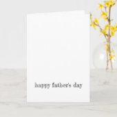ハッピーファーザーズモダンデイタイポグラフィラブユーパパ カード (黄色い花)