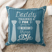 ハッピーファーザーズ感謝していデー最高のパパ与えfor's  the クッション (ブランケット)