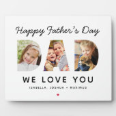 ハッピーファーザーズ日パパカスタムフォトコラージュ フォトプラーク (正面)