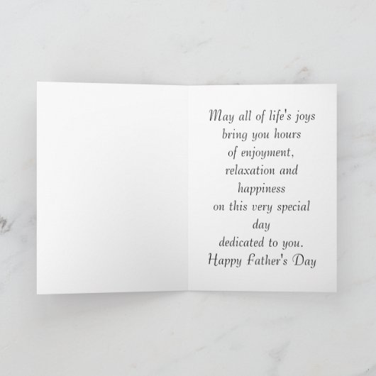 ハッピーファーザーズ日折り畳みホリデーカード シーズンカード (内部)