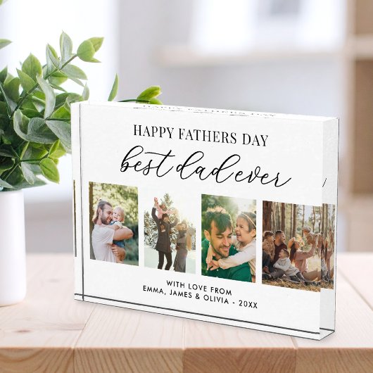 ハッピーファーザーズ最高のデーパパ フォトブロック