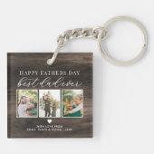 ハッピーファーザーズ最高のデーパパEver 3 Photo Collage キーホルダー (裏面)