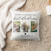 ハッピーファーザーズ最高のデーパパEver 3 Photo Collage クッション (ブランケット)