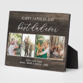 ハッピーファーザーズ最高のデーパパEver 4 Photo Collage フォトプラーク (側面)