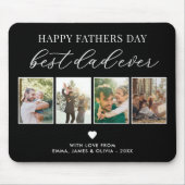 ハッピーファーザーズ最高のデーパパEver 4 Photo Collage マウスパッド (正面)