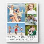 ハッピーファーザーズ最高のデーパパEVER 5 Photo Collage フォトプラーク (正面)