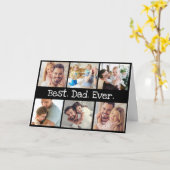 ハッピーファーザーズ最高のデーパパEver Photo Collage カード (黄色い花)