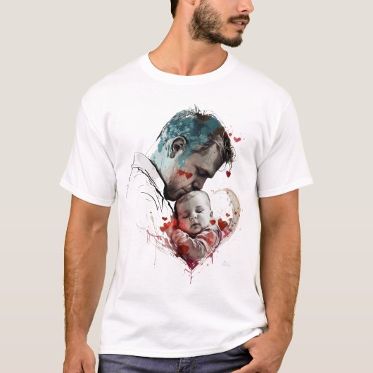 ハッピーファーザーズ・デイはイギリスのTシャツ Tシャツ (正面)