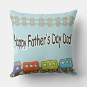 ハッピーファーザーズ・デイトレイン クッション (裏面)