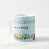 ハッピーファーザーズ・デイトレイン コーヒーマグカップ (正面左)