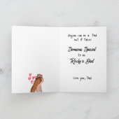 ハッピーファーザーズ・デイ人間のしもべカスタムり赤 サンキューカード (内部)