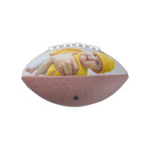 ハッピーファーザーズ・デイ写真と文字最高のパパ アメリカンフットボール (回転270)