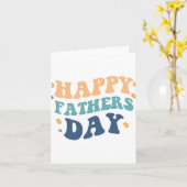 ハッピーファーザーズ・デイ父の日から息子の娘 カード (黄色い花)
