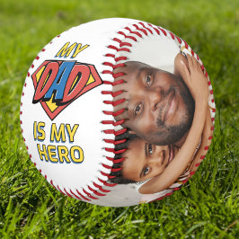 ハッピーファーザーズ・デイ私のパパは私のヒーロー 野球ボール