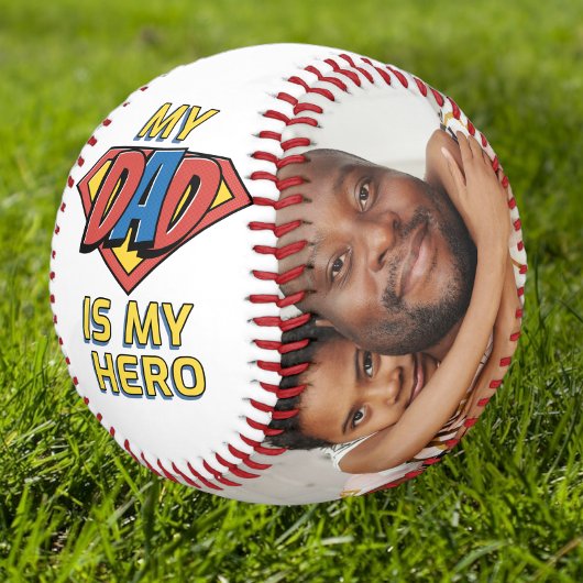 ハッピーファーザーズ・デイ私のパパは私のヒーロー 野球ボール