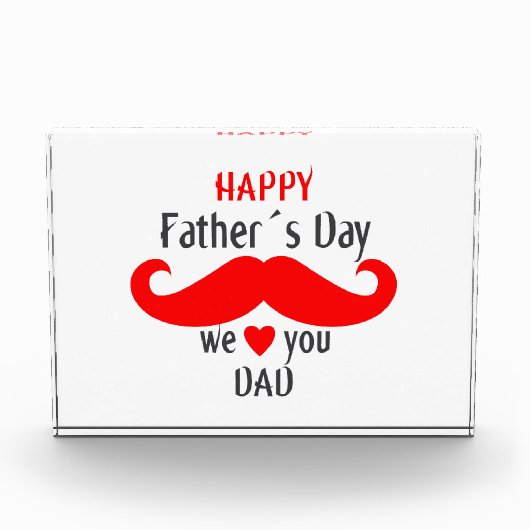 ハッピーファーザーズ・デイ2024我々は愛するパパ フォトブロック (正面)