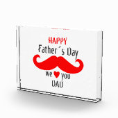 ハッピーファーザーズ・デイ2024我々は愛するパパ フォトブロック (右)