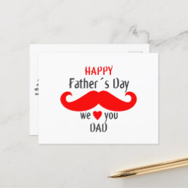 ハッピーファーザーズ・デイ2024我々は愛するパパ ポストカード