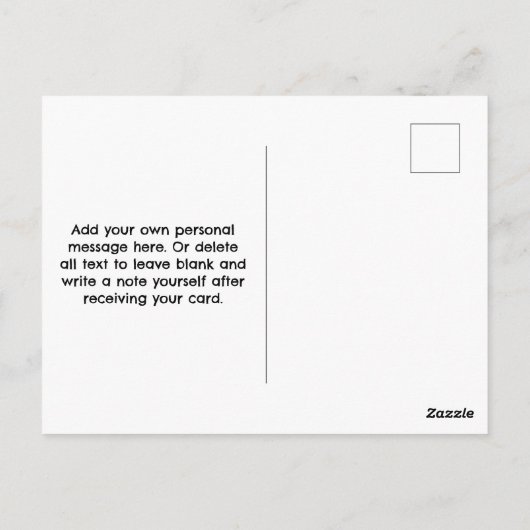 ハッピーファーザーズ・デイ2024我々は愛するパパ ポストカード (裏面)