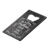 ハッピーファーザーズ・デイ・オールド クレジットカード栓抜き (裏面アングル)