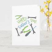 ハッピーファーザーズ・デイ カード (黄色い花)