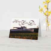 ハッピーファーザーズ・デイ カード (黄色い花)