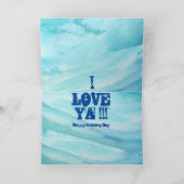 ハッピーファーザーズ・デイ カード (内部)