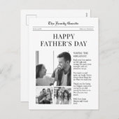 ハッピーファーザーズ・デイ・グリーティングカード シーズンポストカード (正面/裏面)