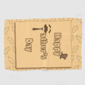 ハッピーファーザーズ・デイ ゴルフタオル (横)