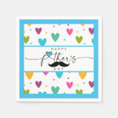 ハッピーファーザーズ・デイ スタンダードカクテルナプキン (正面)