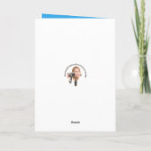 ハッピーファーザーズ・デイ・ブラックキャット・イン・ネクタイ シーズンカード (裏面)