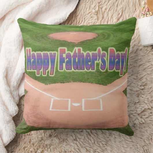 ハッピーファーザーズ・デイ・ベースボール クッション (ブランケット)
