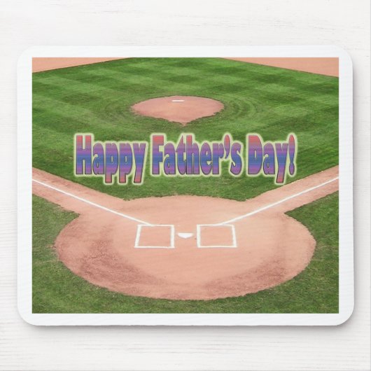 ハッピーファーザーズ・デイ・ベースボール マウスパッド (正面)