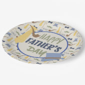 ハッピーファーザーズ・デイ ペーパープレート (アングル)