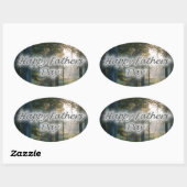 ハッピーファーザーズ・デイ 楕円形シール (シート)