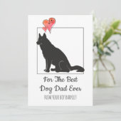 ハッピーファーザーズ・デイ・fromドッグ・ホリデー・カード シーズンカード (スタンド正面)