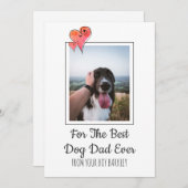 ハッピーファーザーズ・デイ・fromドッグ・ホリデー・カード シーズンカード (正面/裏面)