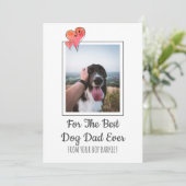 ハッピーファーザーズ・デイ・fromドッグ・ホリデー・カード シーズンカード (スタンド正面)