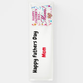 ハッピーファーザーズ・デイMOMバナー 横断幕 (縦)