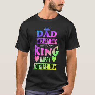 ハッピーファーザーズ・デイTeeパパお前は王 Tシャツ