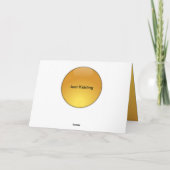 ハッピーファーザーズ・デー – ウソ カード (裏面)