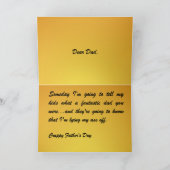 ハッピーファーザーズ・デー – ウソ カード (内部)