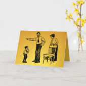 ハッピーファーザーズ・デー – ウソ カード (黄色い花)