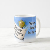 ハッピーファーザーズ・デー・トゥ・マイ・#1パパ コーヒーマグカップ (正面右)