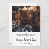 ハッピーファーザーズDay 2 Dog写真 シーズンカード (正面/裏面)