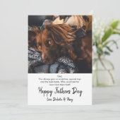 ハッピーファーザーズDay 2 Dog写真 シーズンカード (スタンド正面)