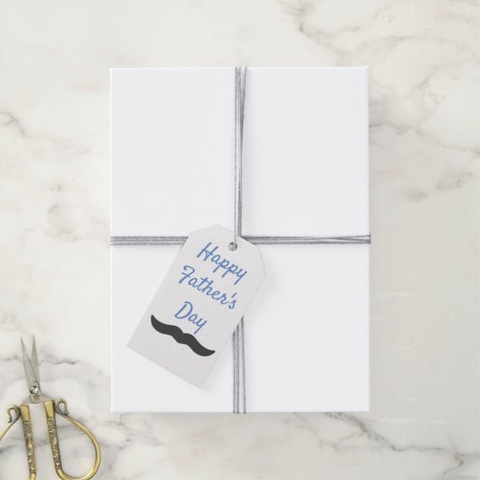 ハッピーファーザーデイギフトラベル ギフトタグ (より糸付き)