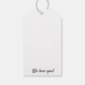 ハッピーファーザーデイギフトラベル ギフトタグ (裏面)